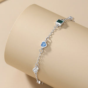 emerald green bracelet with wrist-length and clasp