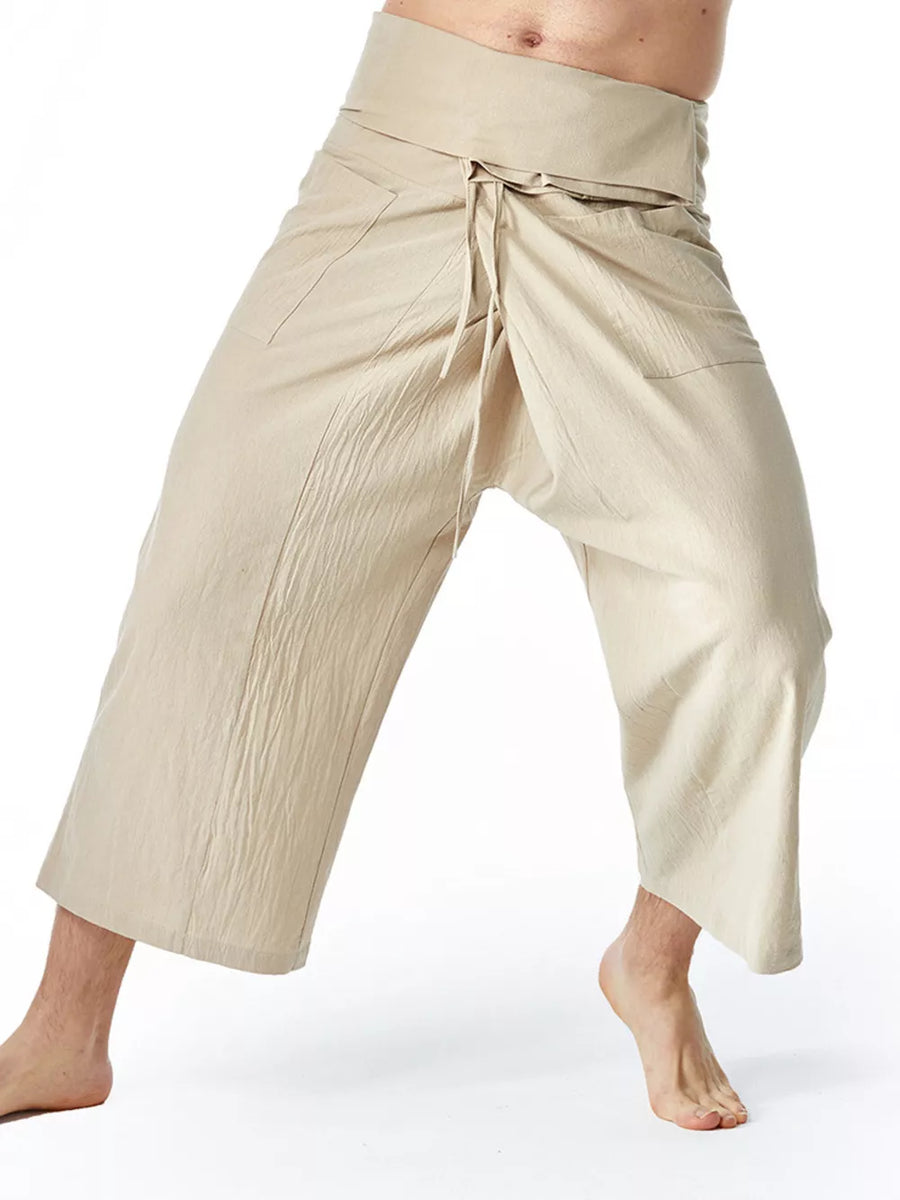 Men's Loose Fit Sweatpants With Tie Waist, view 23