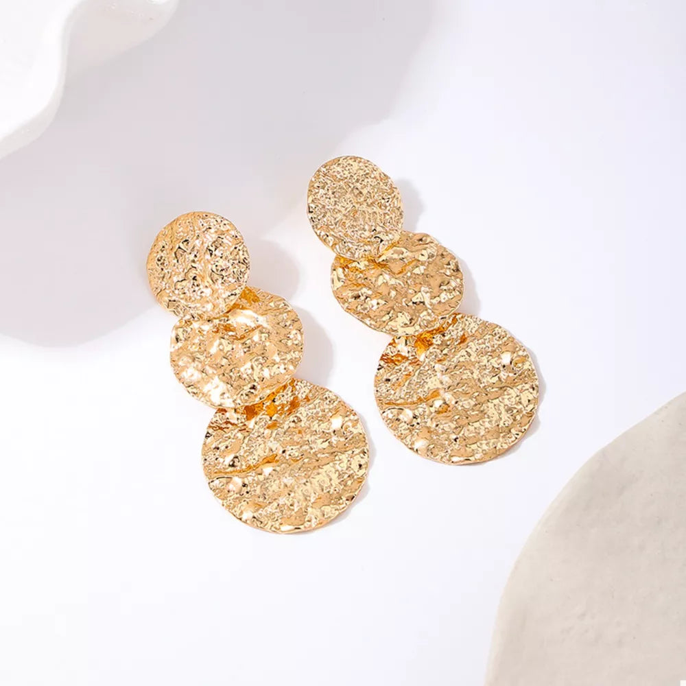 earrings in gold featuring layered and N/A fit