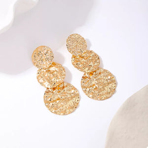 earrings in gold featuring layered and N/A fit
