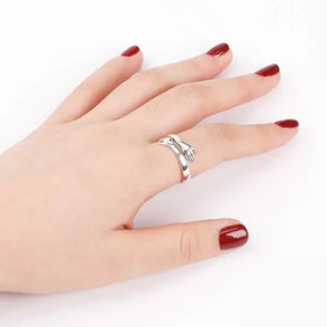 18K Rose Gold-Plated, 18K Gold-Plated, 925 sterling silver Care instructions: Av ring in Rose Gold with bypass silhouette