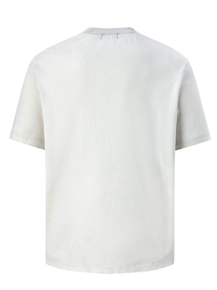 Black t-shirt with hip-length and pullover