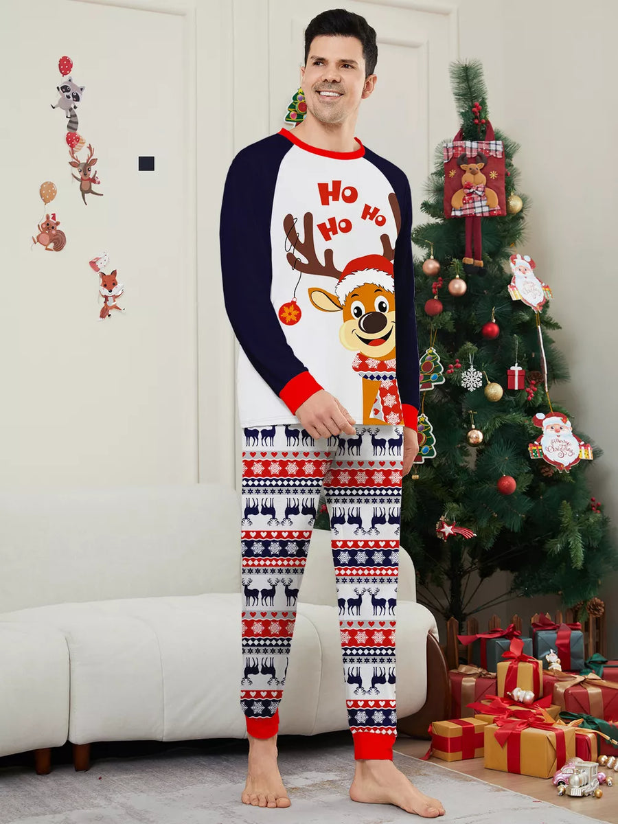 pajama set in Dad with graphic-print and plus-size