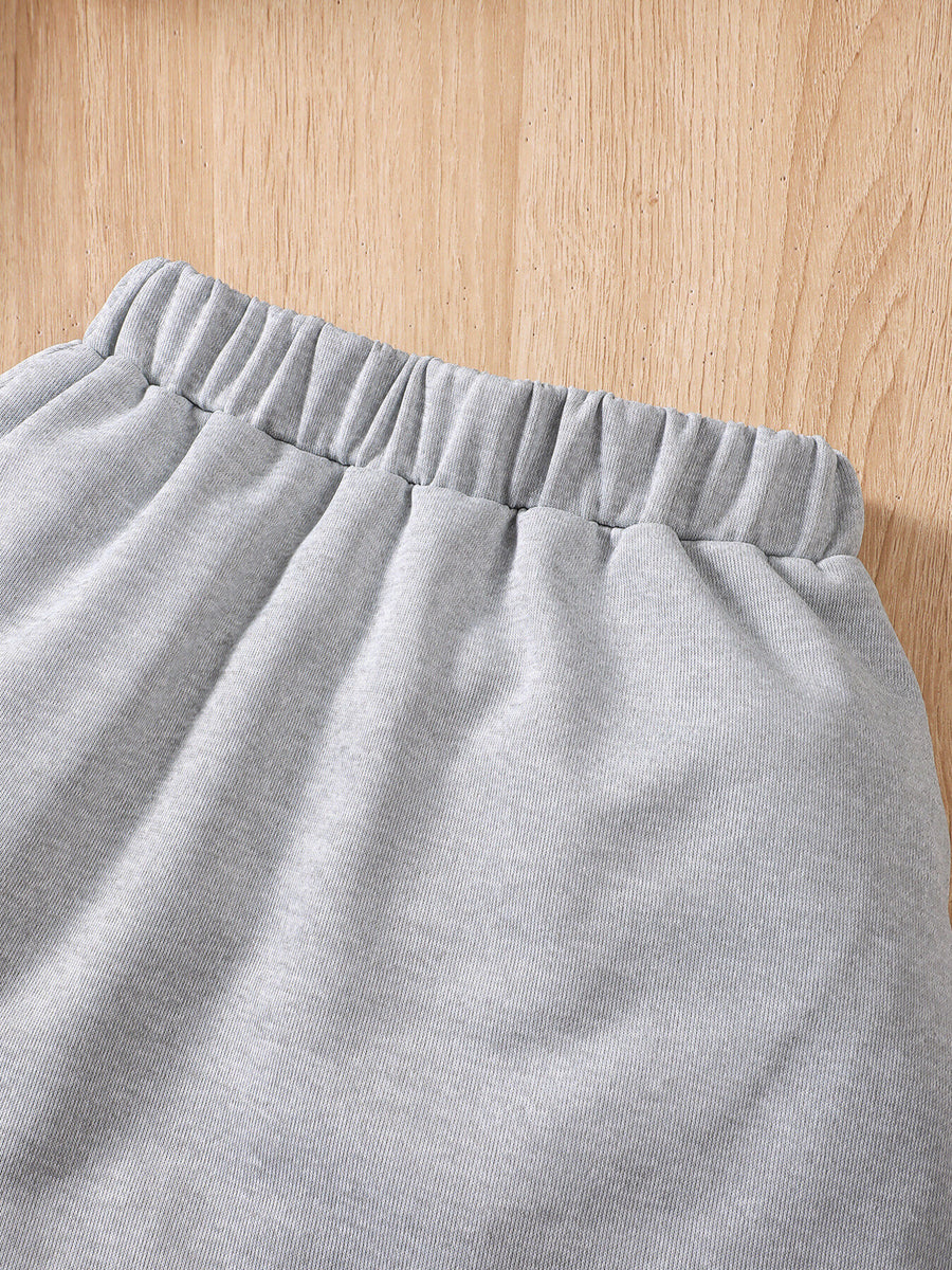 95%cotton,5%spandex Care instructions: Machine wash cold hoodie and skirt set in Gray with relaxed silhouette