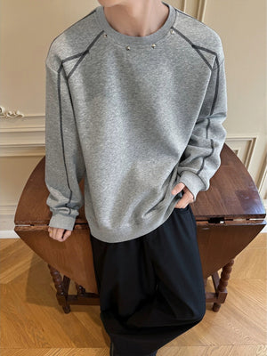 95%cotton,5%spandex Care instructions: Machine wash cold sweatshirt in White with regular silhouette