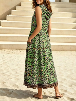 pink maxi dress