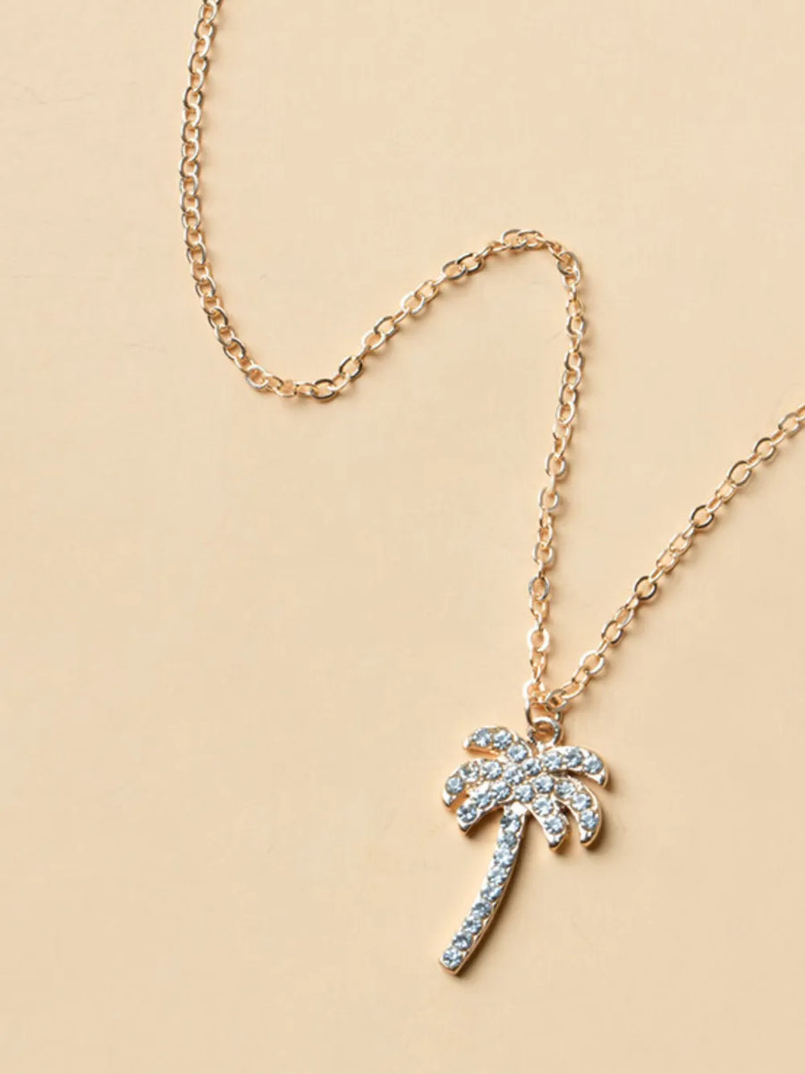 lace necklace in Gold with regular silhouette