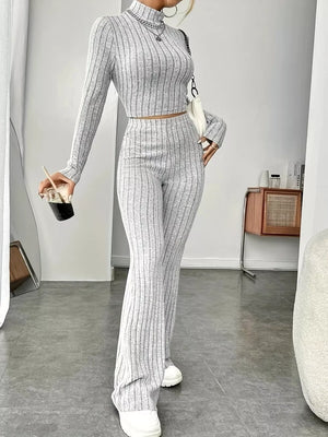Two-Piece Sweater Sets in Black