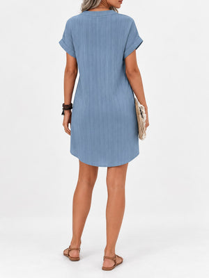 midi dress featuring ribbed in Green with Polyester blend containing at least 70% but less than 80% polyester texture