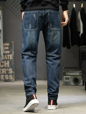 Men's Slim Fit Distressed Jeans option 3