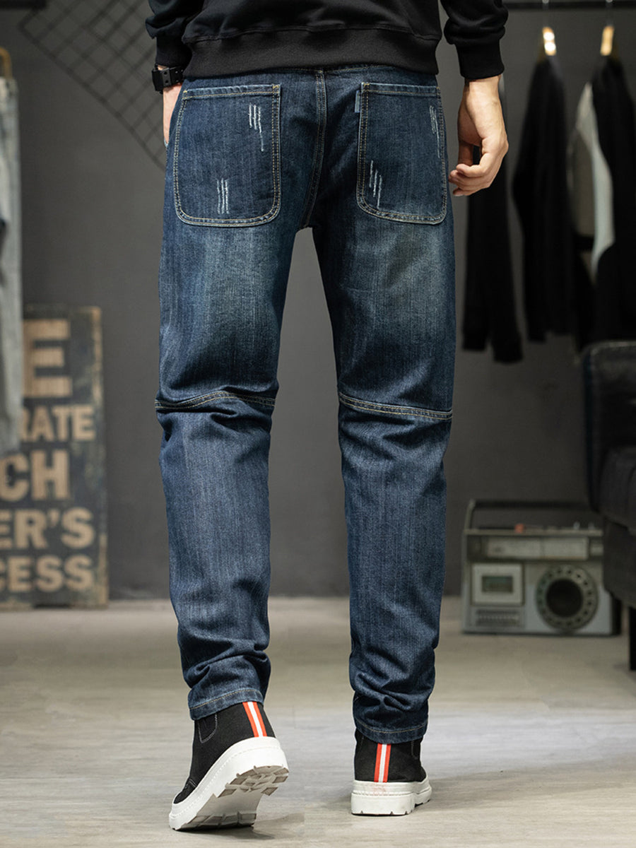 Men's Slim Fit Distressed Jeans option 3
