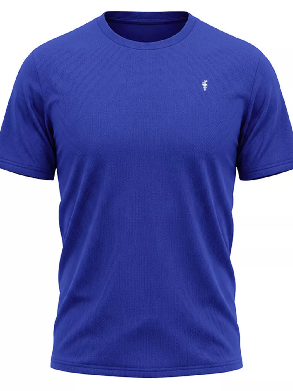 Light Gray Men's Classic Fit Crew Neck T-shirt Plus Size