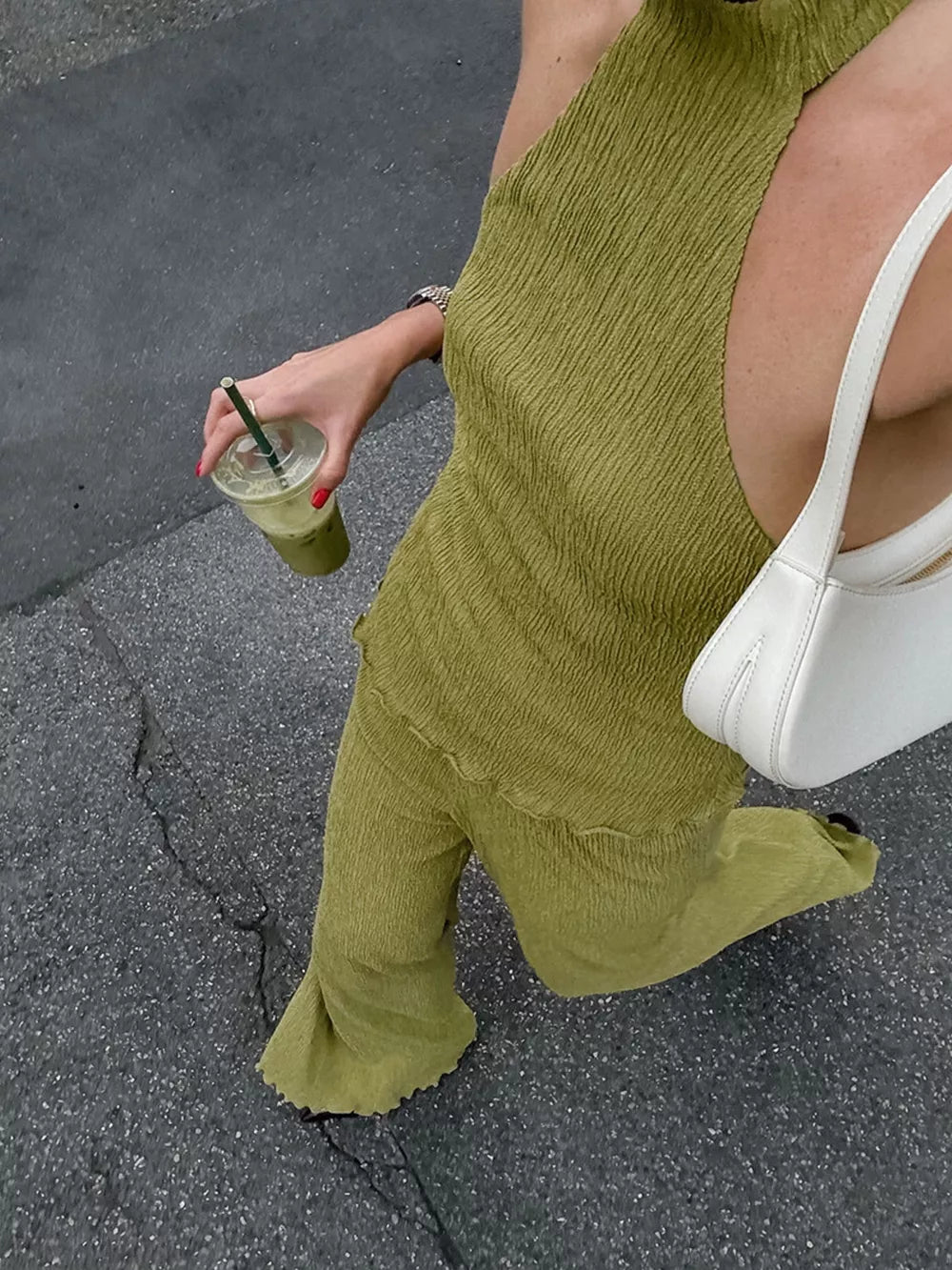 Khaki Two-Piece Sets
