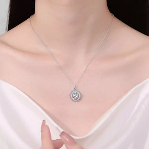 silver necklace with not applicable and clasp