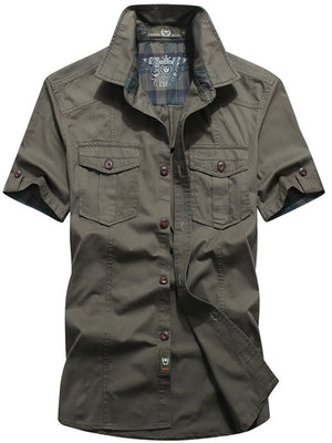 100% cotton Care instructions: Machine wash cold button-up shirt in Sapphire Blue with regular silhouette