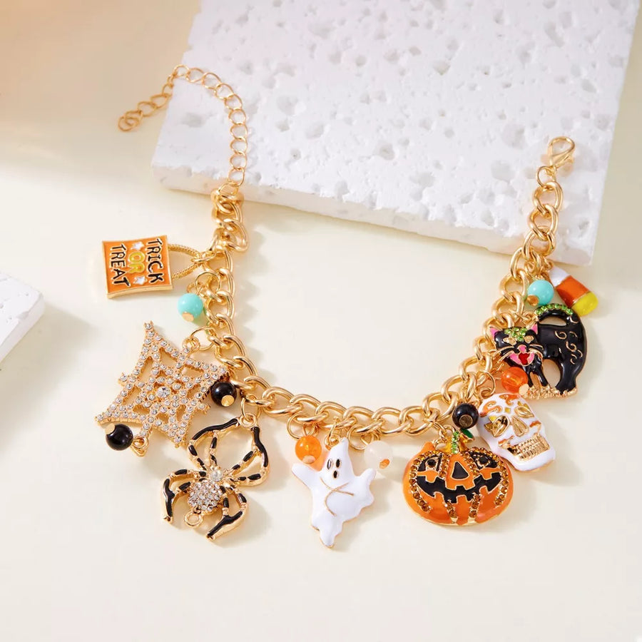 18K Gold-Plated,Alloy,Zircon Care instructions: 1 bracelet in Orange with straight silhouette