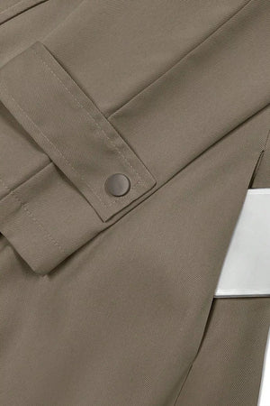 Army Green trench coat