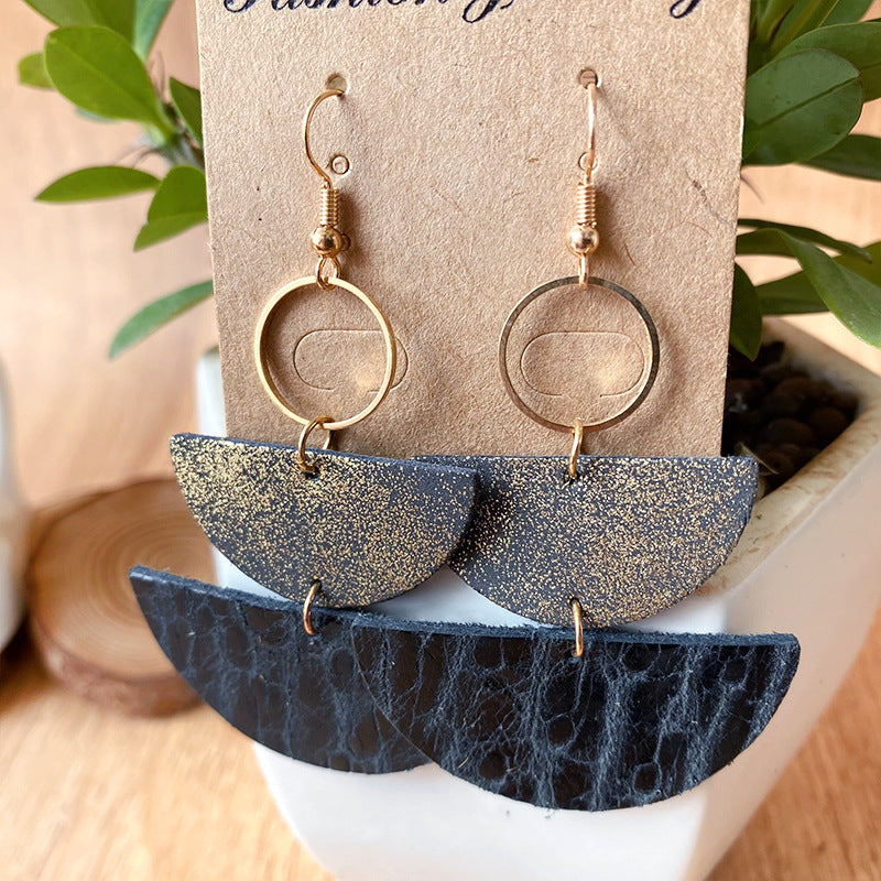 Dark Blue Earrings