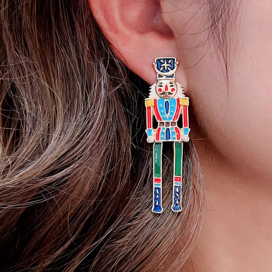 classic earrings in gold with not applicable