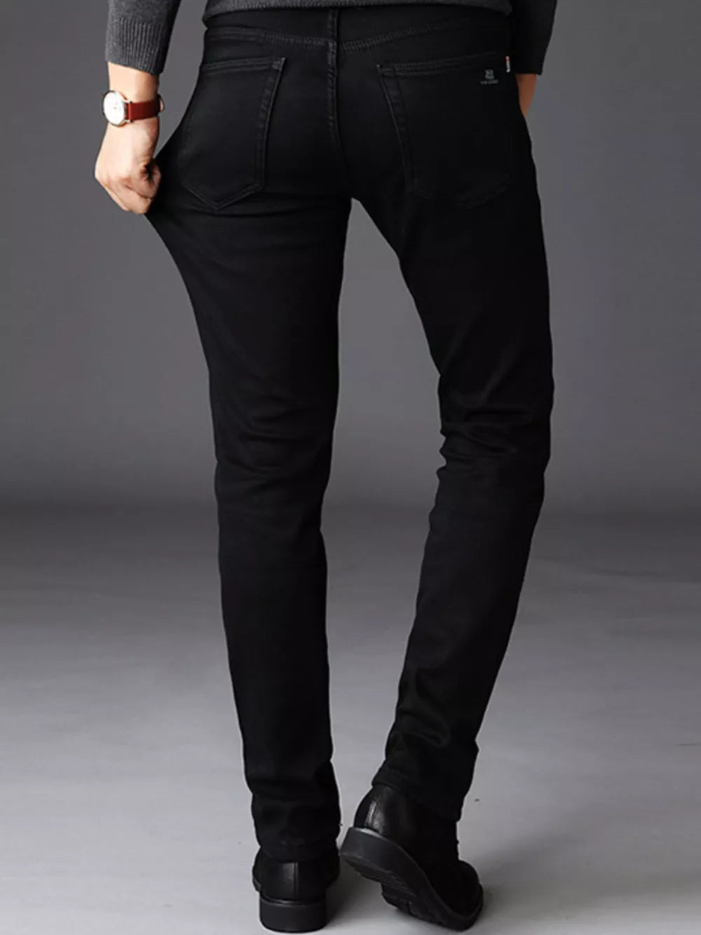 White with Slim Fit Pants in White