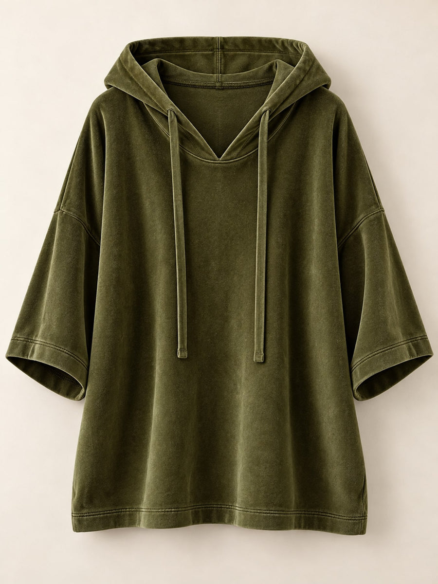 Camel pullover hoodie