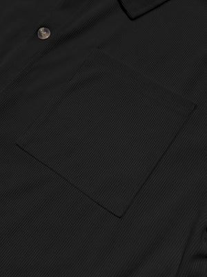 Grey Men's Full Size Button Up Long Sleeve Shirt And Pants Set