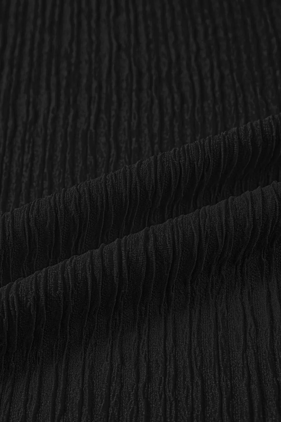 Frilled Ruffle Sleeve Textured Shirt
