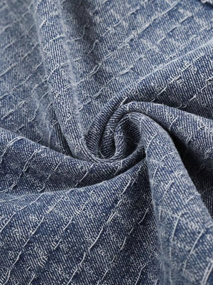 Men's Wide Leg Denim Capris option 8