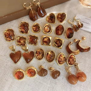 earrings in gold featuring gold-plated and statement fit