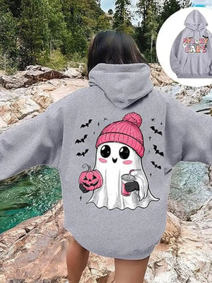 streetwear pullover hoodie in Dusty Pink with hooded