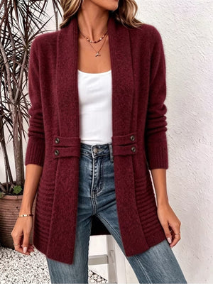 cardigan in Light Green