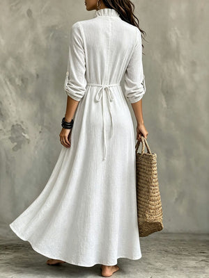 maxi dress in White