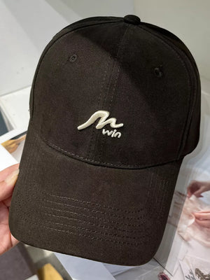 Brown Embroidered Causal Baseball Cap