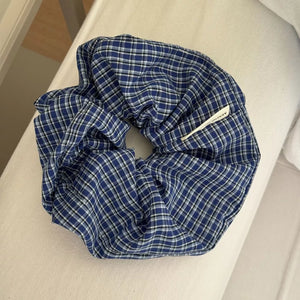 5-piece Light Blue Hair Scrunchies Set in Light Blue with 5-piece set