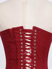 Ruffled Hem Tube Mini Dress option 7