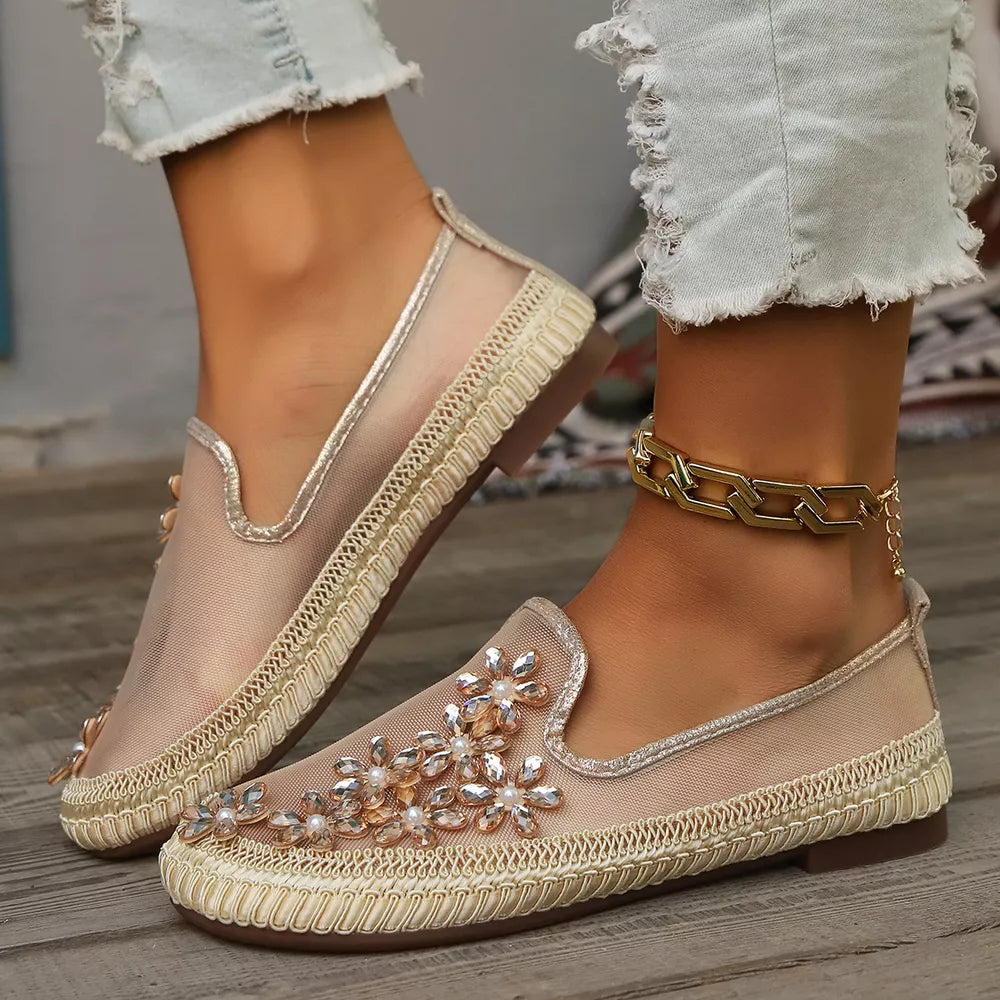 Black with Round Toe Slip-ons