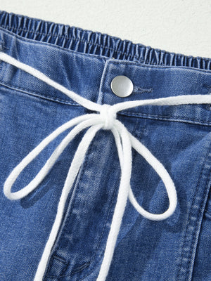 medium blue jeans
