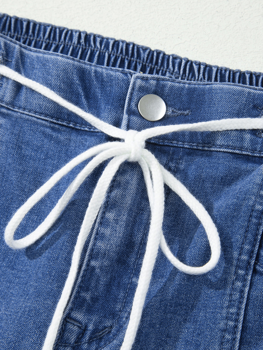medium blue jeans