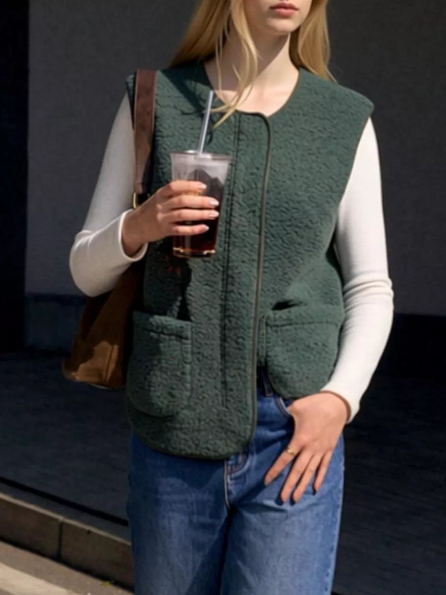 vest in Dark Green