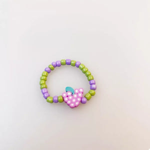 hot pink circular ring with n/a