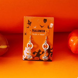 Silver earrings with long and fish hook