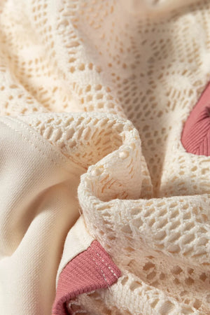 dusty rose pullover hoodie with pullover and geometric
