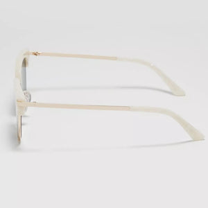 Classic Clubmaster Sunglasses With Gold Accents option 8
