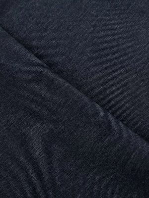 Relaxed fit sweatpants in dark heathered cationic fabric with wide legs and pleats.
