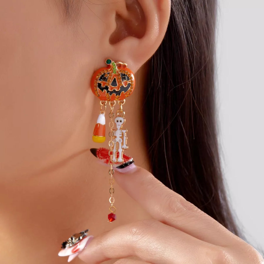 18K Gold-Plated, Alloy, Resin, Copper, Rhinestone Care instructions: Avoid weari earrings in white with drop silhouette