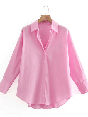 button-down shirt in Navy Blue