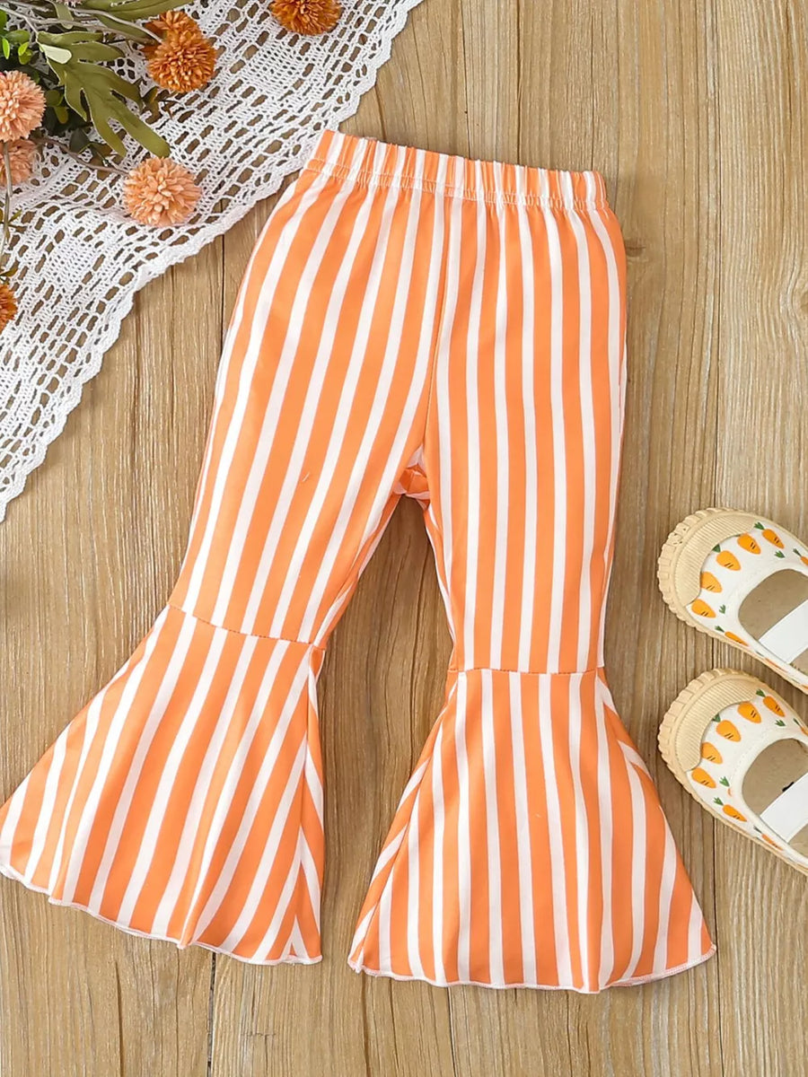 Children's Bunny Round Neck Tee And Pants Set option 7