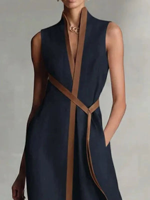 resort maxi dress in cream with v-neck