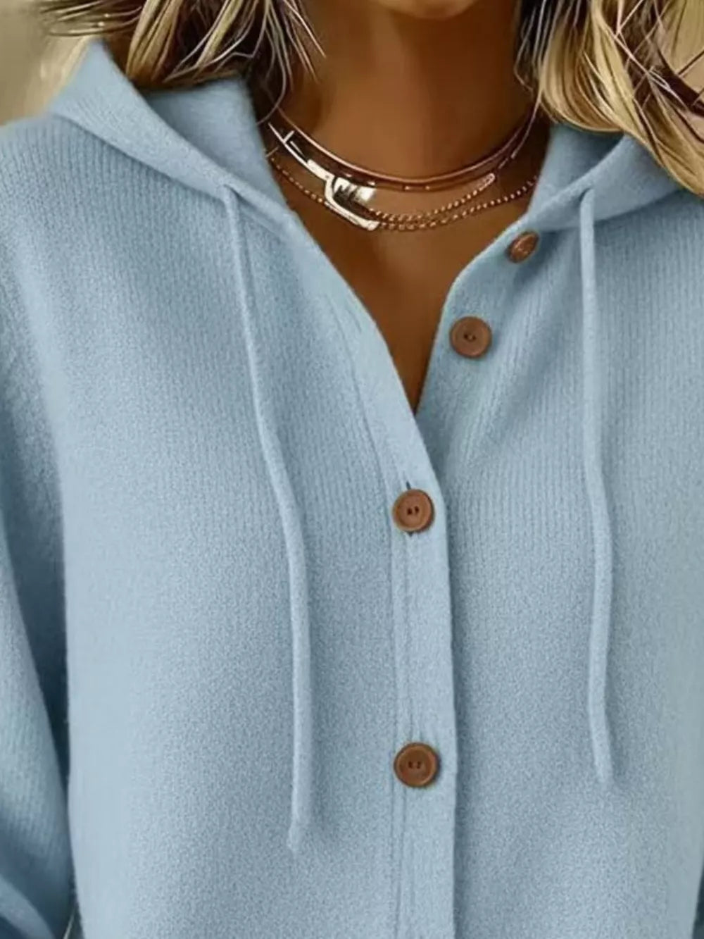 100% polyester Care instructions: Machine wash cold cardigan in Khaki with relaxed silhouette