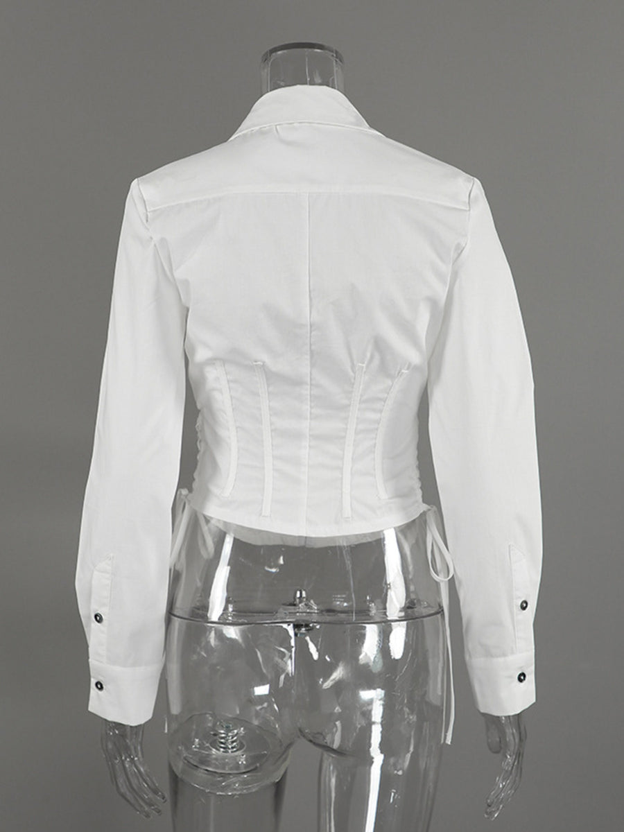 blouse in White